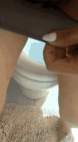 Sex Gif - Teen panties full of cunt juice