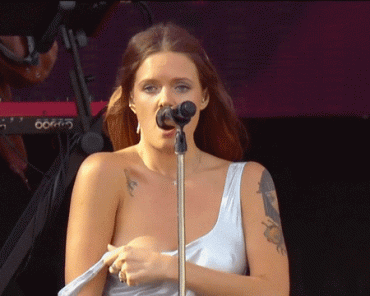 Sex Gif - Tove Lo exposing her breast on stage