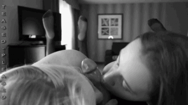 Sex Gif - Two teens sucks lucky guy