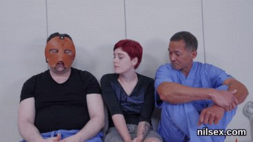 Sex Gif - Wacky nympho was taken in anus asylum for harsh therapy