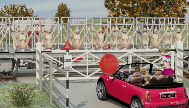 Dolcett City railway livestock transport
