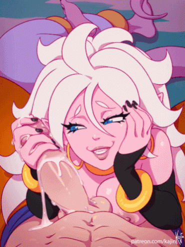 Sex Gif - Android 21 getting the soul out of him...