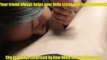 Sex Gif - Asian sister blowjob