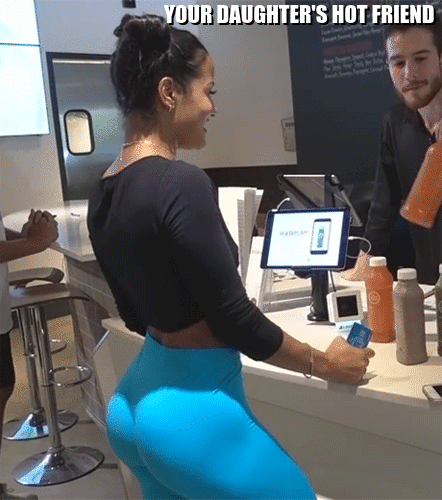Big ass ebony catches you looking at her ass