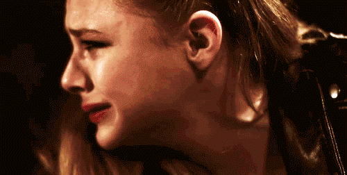 Crying teen