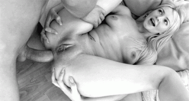 Sex Gif - Curvy blonde anal