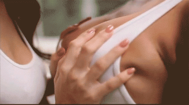 Sex Gif - Dainty hands on big tits