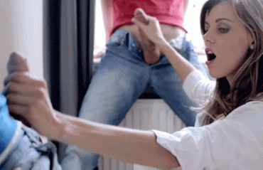 Sex Gif - Double handjob...mmm