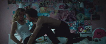Sex Gif - Guy distracts his girlfriend to initiate foreplay