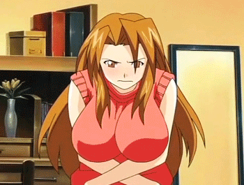 Sex Gif - hentai sluts go down on huge cock