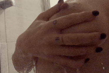 Sex Gif - Jo's nipple play under the shower