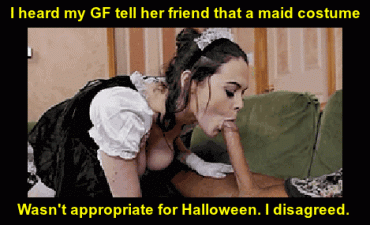 Sex Gif - Maid are really Hot around Halloween