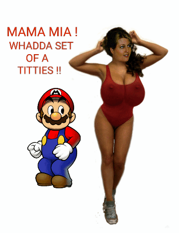 Sex Gif - MARIO LIKES HER MELONS