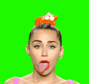 Sex Gif - Miley's famous tongue