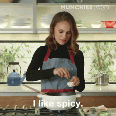 Sex Gif - Natalie Portman Likes It Spicy