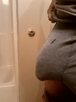 Sex Gif - Revealing an amazing white monster cock