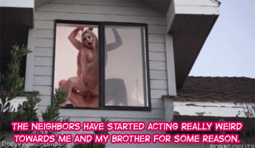 Sex Gif - Siblings in window