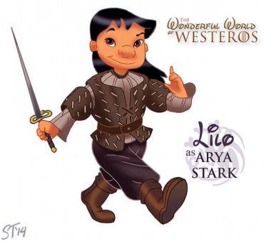Sex Picture - Lilo as Arya Stark by DjeDjehuti