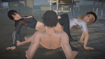 Sex Picture - Two stunning teen schoolgirls and a teacher