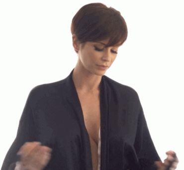 Sex Gif - Awesome MILF boobs disrobing
