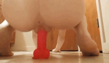 Sex Gif - Going ham on dildo