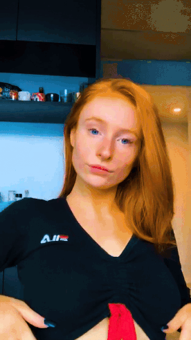Sex Gif - Irish Sweetheart Anna Tit Reveal