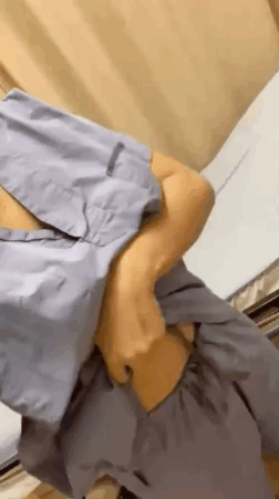 Sex Gif - Nurse showing off her great boobs