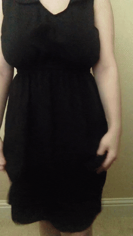 Sex Gif - Pulling Her Dress All the Way Up Over Her Big Tits