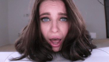 Sex Gif - Sexy brunette with hot expression
